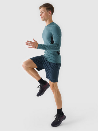 Longsleeve do biegania szybkoschnący męski 4F 4FWAW24TFLOM252-40S