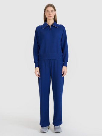 Spodnie oversize z szerokimi nogawkami damskie 4F 4FRSS25TTROF1397-31S