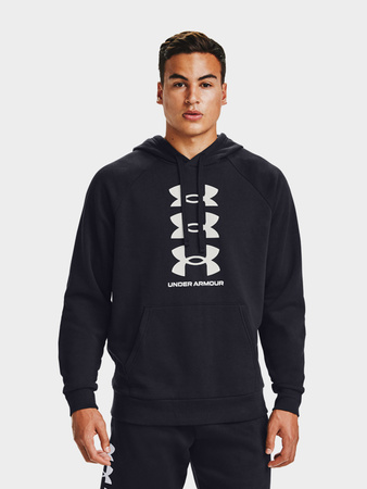 Under Armour Bluza treningowa Męska 1357094 - RIVAL FLEECE 3LOGO HD