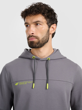 Bluza dresowa nierozpinana z kapturem męska 4F 4FRAW25TSWSM2458-23S