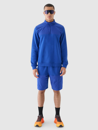 Bluza dresowa nierozpinana bez kaptura męska 4F 4FRSS24TSWSM2035-36S