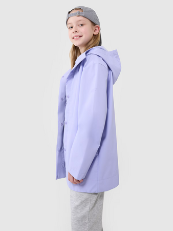 Kurtka przejściowa przeciwdeszczowa z gumową powłoką dziecięca 4F 4FJWSS25TJACU213-52S