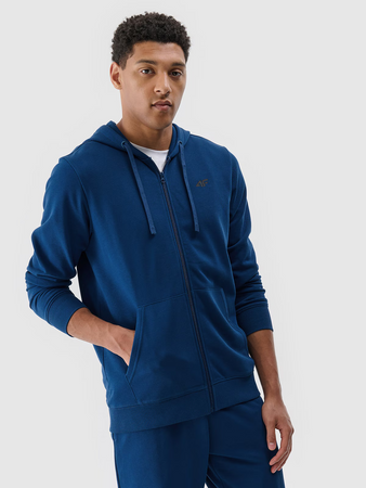 Bluza dresowa rozpinana z kapturem męska 4F 4FWMM00TSWSM1768-46S