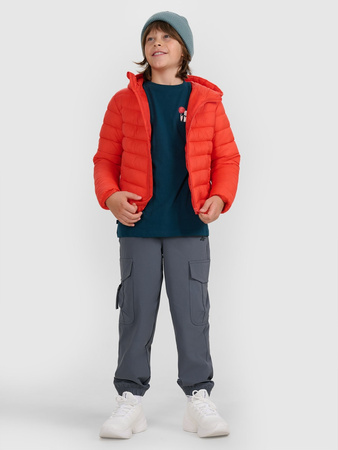 Kurtka puchowa z wypełnieniem syntetycznym chłopięca 4F 4FJRAW25TDJAM0819-62S