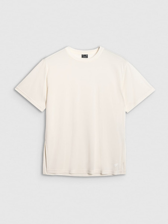 T-shirt oversize z modalem damski 4F 4FRAW25TTSHF3408-11S