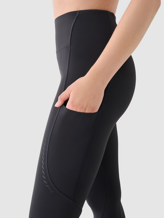 Legginsy do biegania z wysokim stanem damskie 4F 4FWAW24TFTIF267-22S