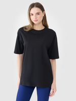 T-shirt oversize gładki damski 4F 4FRSS25TTSHF2694-20S