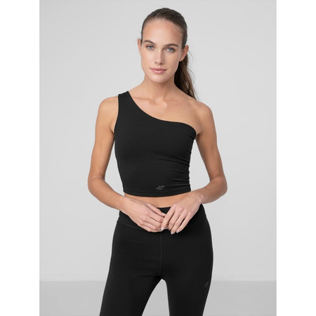 Crop top do jogi na jedno ramię damski 4F H4Z22-TSD033