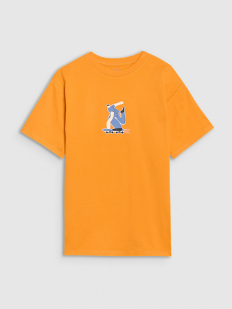 Chłopięcy t-shirt z nadrukiem 4F 4FJRSS25TTSHM2641-70S