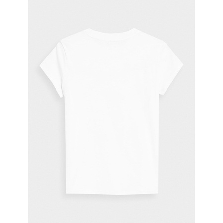 T-shirt z nadrukiem dziewczęcy 4F Junior