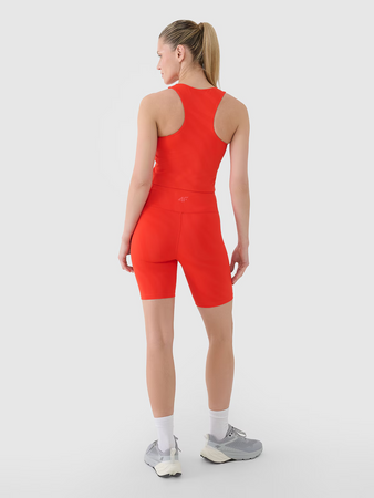 Crop top treningowy szybkoschnący damski 4F 4FWSS25TFSLF413-62S