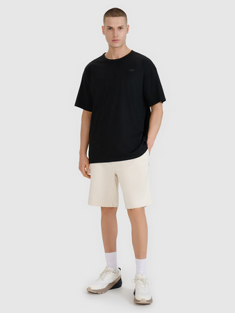 T-shirt oversize gładki męski 4F 4FRSS25TTSHM2686-20S