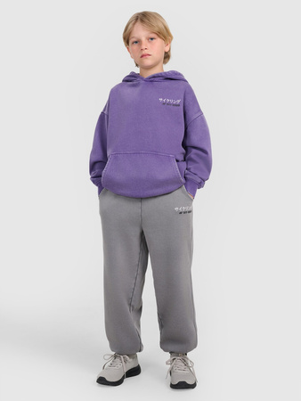 Spodnie dresowe joggery chłopięce 4F 4FJRAW25TTROM1528-24S