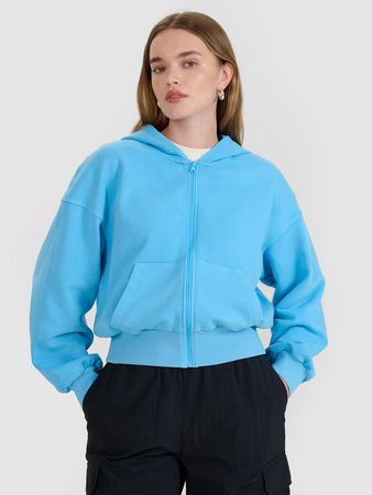 Bluza dresowa rozpinana z kapturem damska 4F 4FRSS25TSWSF2195-33S