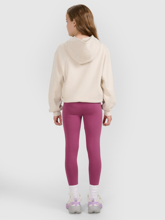 Legginsy dzianinowe dziewczęce 4F 4FJRAW25TTIGF291-50S