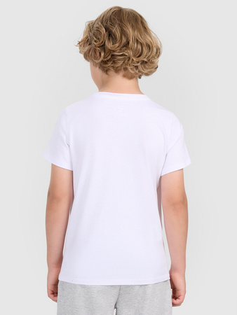 T-shirt z nadrukiem chłopięcy 4F Junior 4FJWMM00TTSHM2331-10S
