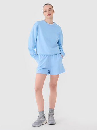 Bluza dresowa nierozpinana bez kaptura damska 4F 4FWMM00TSWSF1765-32S