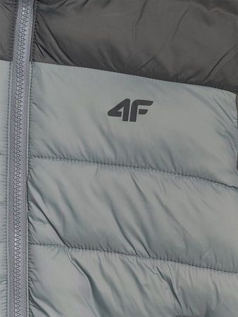 Kurtka puchowa z wypełnieniem syntetycznym chłopięca 4F 4FJRAW25TDJAM0770-25S