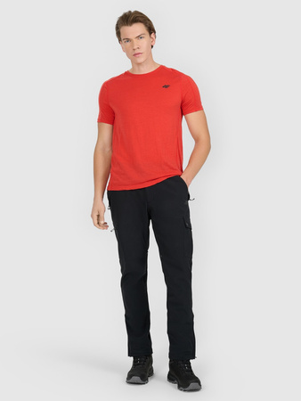 Koszulka trekkingowa z wełną merino męska 4F 4FWAW25TFTSM1526-62S