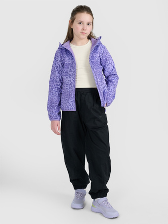 Kurtka softshell wiatroodporna membrana 5000 dziewczęca 4F 4FJRAW25TSOFF507-90A