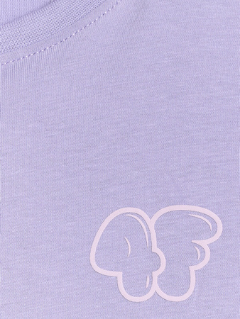 T-shirt regular z nadrukiem dziewczęcy 4F 4FJRAW25TTSHF3199-52S