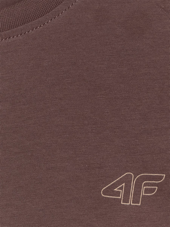 T-shirt regular gładki (ZESTAW 2 szt.) dziecięcy 4F 4FJRAW25TTSHU3157-90S