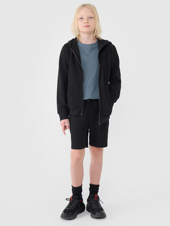 Bluza dresowa rozpinana z kapturem chłopięca 4F 4FJWSS25TSWSM1714-20S