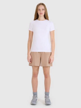 T-shirt slim damski (ZESTAW KOSZULEK 2 SZT.) 4F 4FRMM00TTSHF2709-10S