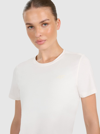 Koszulka treningowa regular szybkoschnąca damska 4F 4FWAW25TFTSF1516-12S