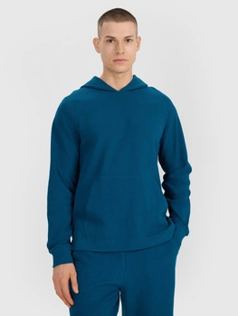 Bluza dresowa nierozpinana z kapturem męska 4F 4FWSS25TSWSM1558-46S