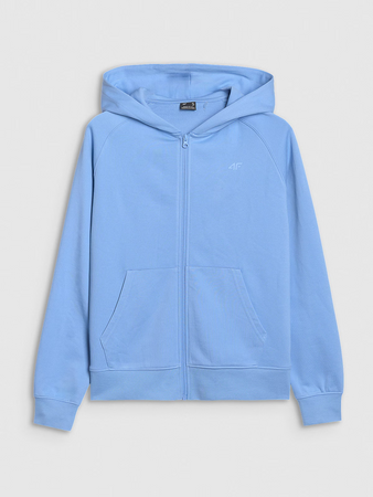 Bluza dresowa rozpinana z kapturem damska 4F 4FWMM00TSWSF1763-32S