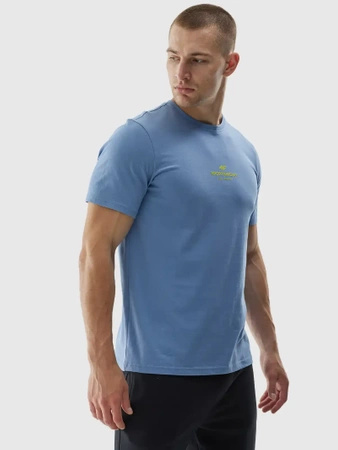 T-shirt regular z nadrukiem męski 4F
