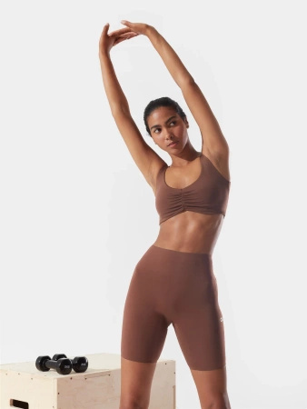 Legginsy kolarki treningowe z materiałów z recyklingu damskie 4F 4FSSS23TFSHF421-81S