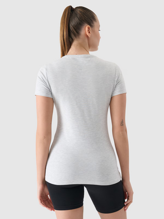 Koszulka damska bawełniana slim 4F 4FWMM00TTSHF2255-27M