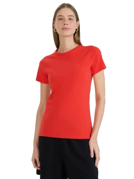 Koszulka damska bawełniana slim 4F 4FWMM00TTSHF2255-62S