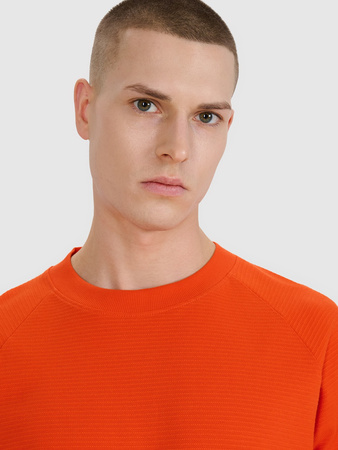 Bluza dresowa nierozpinana bez kaptura męska 4F 4FRSS25TSWSM2179-70S