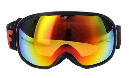 Gogle narciarskie z lustrzaną powłoką chłopięce 4F Junior 4FJWAW24AGOGU042-21S