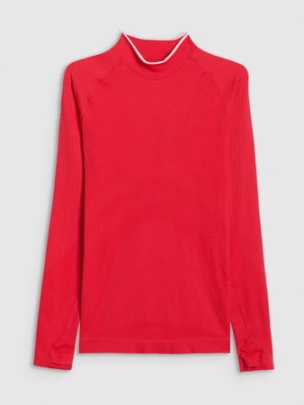 Bielizna termoaktywna bezszwowa merino (góra) damska 4F 4FWAW25USEAF205-62S