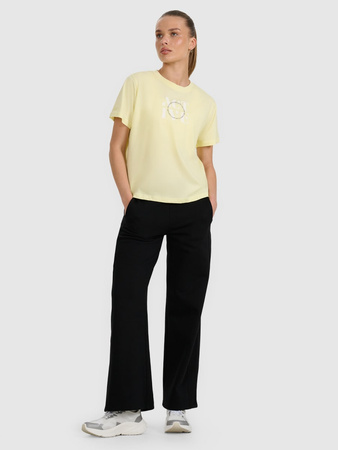 T-shirt z nadrukiem damsk 4F 4FRAW25TTSHF3229-73S