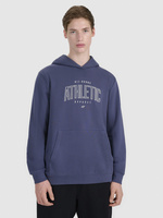 Bluza dresowa nierozpinana z kapturem męska 4F 4FRSS25TSWSM2201-22S