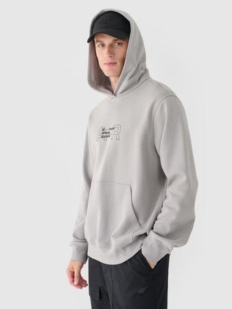 Bluza dresowa nierozpinana z kapturem męska 4F 4FRAW24TSWSM1816-25S