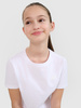 T-shirt regular gładki dziewczęcy 4F 4FJWSS25TTSHF2177-10S