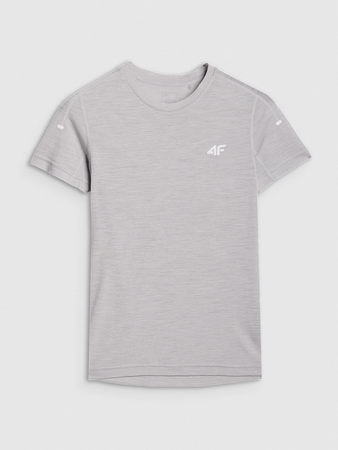 Koszulka trekkingowa z wełną Merino damska 4F 4FWSS25TFTSF1269-27S