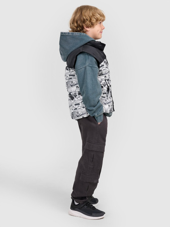 Bezrękawnik puchowy z wypełnieniem syntetycznym chłopięcy 4F 4FJRAW25TVJAM321-10A