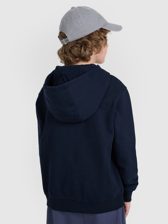 Bluza dresowa rozpinana z kapturem chłopięca 4F 4FJRMM00TSWSM2481-31S