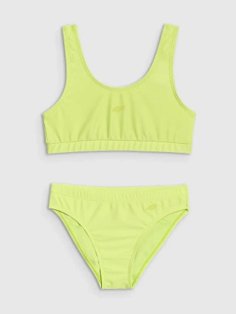 Kostium kąpielowy dwuczęściowy dziewczęcy 4F JUNIOR 4FJWMM00UBKSF027-45S