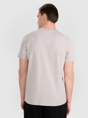 T-shirt regular z nadrukiem siatkarskim męski 4F 4FRAW25TTSHM3318-27S