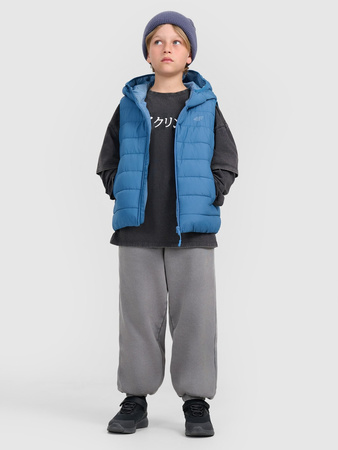 Bezrękawnik puchowy z wypełnieniem syntetycznym chłopięcy 4F 4FJRAW25TVJAM324-32S