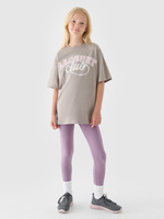 Legginsy dzianinowe dziewczęce 4F Junior 4FJRAW24TTIGF239-51S