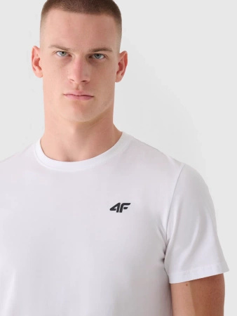 Koszulka męska bawełniana 4F 4FWMM00TTSHM2256-10S